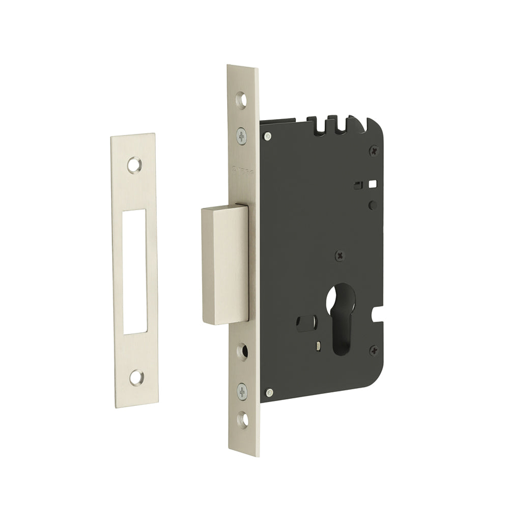 IPSA ML 05E Eco Deadlock With Escutcheons Made By Steel Finish SS